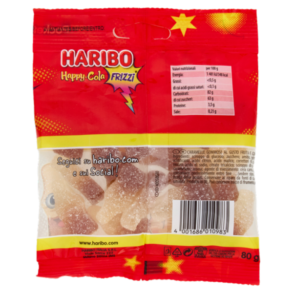 Haribo Fr!zzi Happy-Cola 80 g