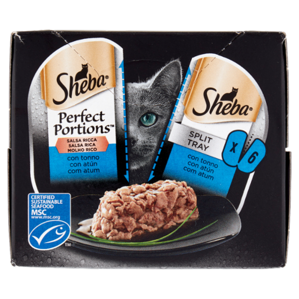 Sheba Perfect Portions Salsa Ricca con tonno 3 x (2 x 37.5 g)