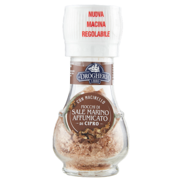 La Drogheria 1880 Fiocchi di Sale Marino Affumicato di Cipro 45 g