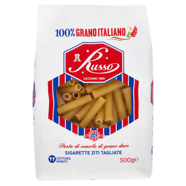 Russo Sigarette Ziti Tagliate 125 500 g