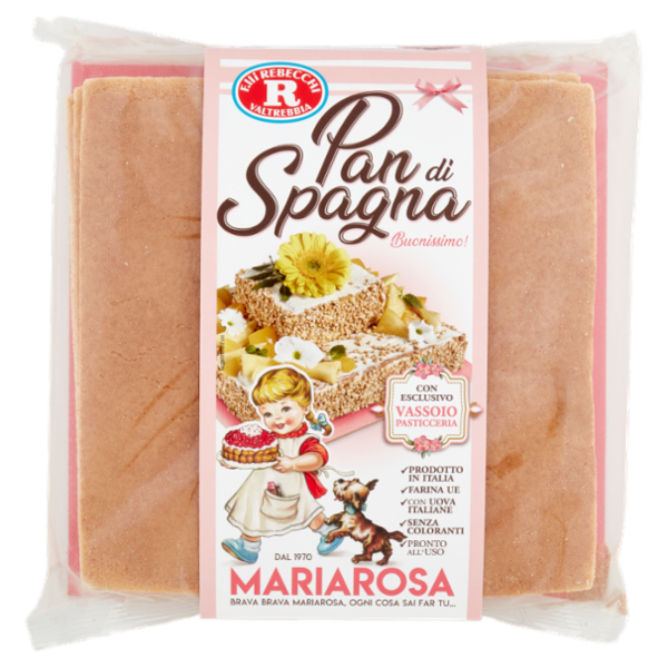 Mariarosa Pan di Spagna 3 pezzi 380 g