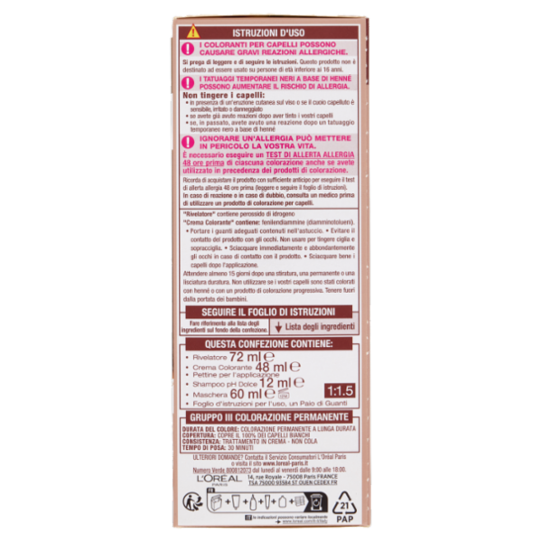 L'Oréal Paris Excellence Creme Universal Nude Colorazione Senza Ammoniaca 7U Biondo Universale