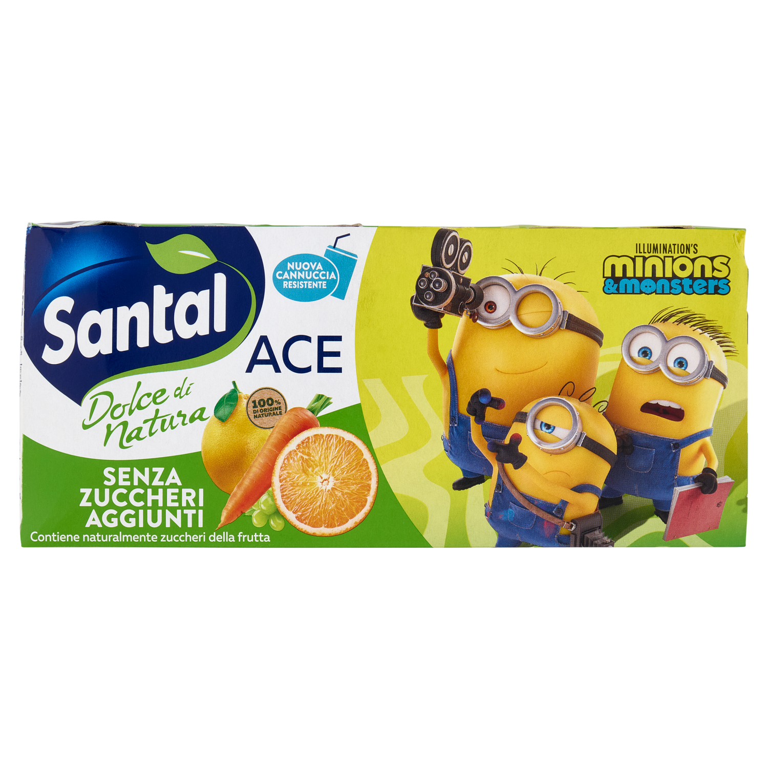 Santàl Dolce Di Natura ACE Senza Zuccheri Aggiunti Illumination's Minions & Monsters 3 x 200 Ml