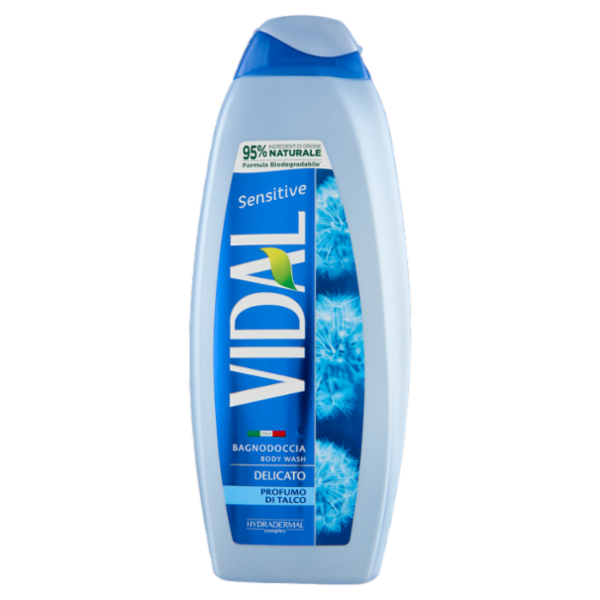Vidal Sensitive Bagnodoccia Delicato Profumo di Talco 600 ml