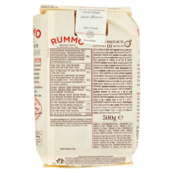 Rummo Pennette Rigate N° 70 500 g