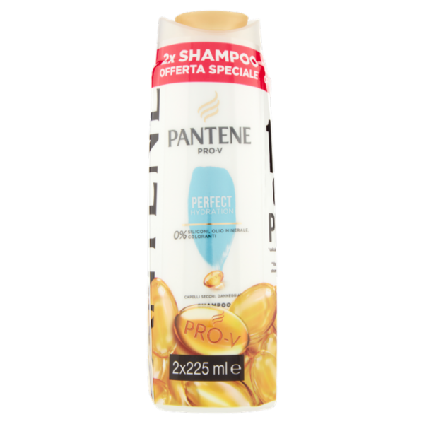 Pantene Pro-V Shampoo Perfect Hydration 2x225 ml