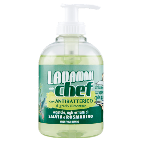 Lavamani dello chef con Antibatterico di grado alimentare 300 ml