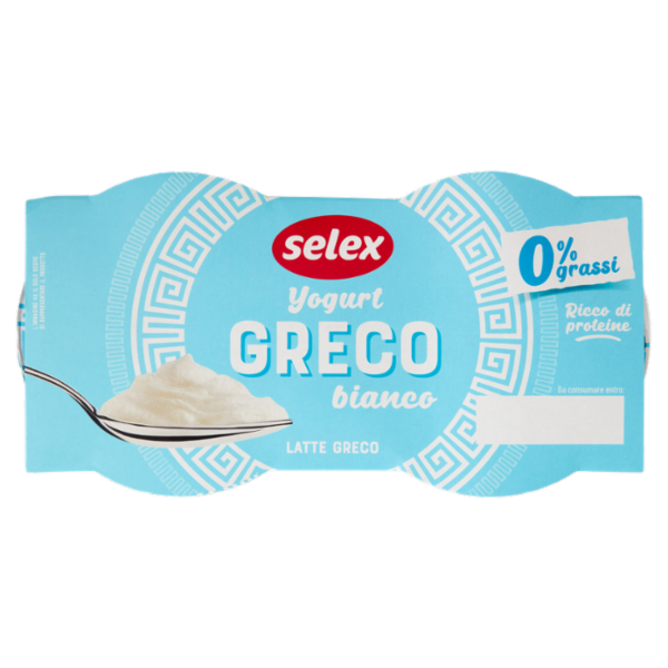 Selex Yogurt Greco 0% Grassi Bianco 2x150 g