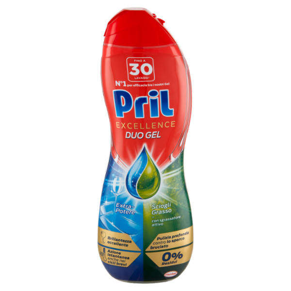 PRIL Excellence Duo Gel Sciogli Grasso 540ml