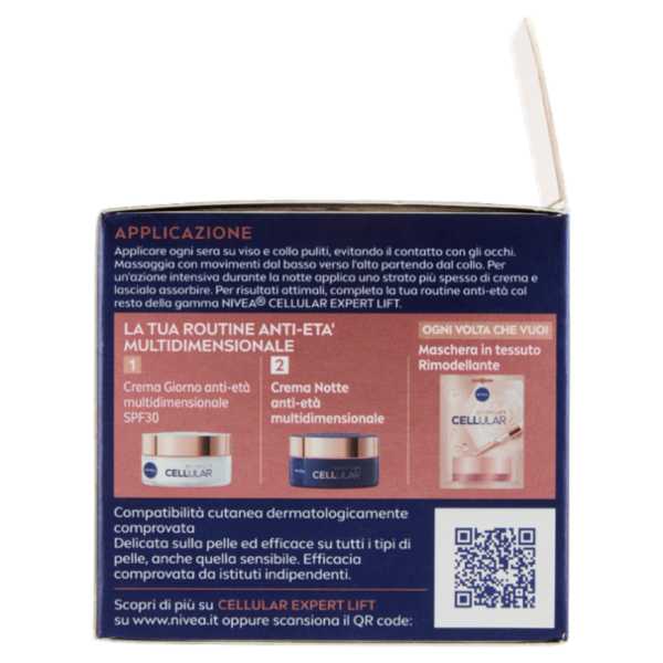 Nivea Expert Lift Cellular Crema Notte Anti-Età Multidimensionale 50 ml
