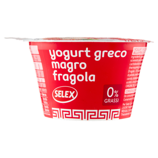 Selex Yogurt Greco Magro Fragola 170 g
