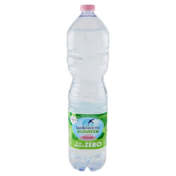 San Benedetto Acqua Minerale Fonte Primavera Ecogreen Naturale 1,5 L