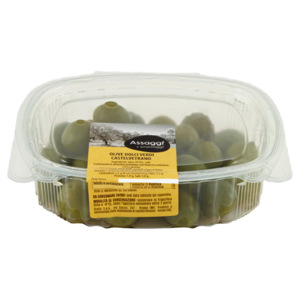 Assaggi e paesaggi Olive Dolci Verdi Castelvetrano 200 g