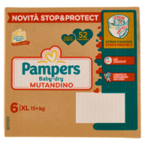 Pampers Baby-dry Mutandino XL 52 Pz
