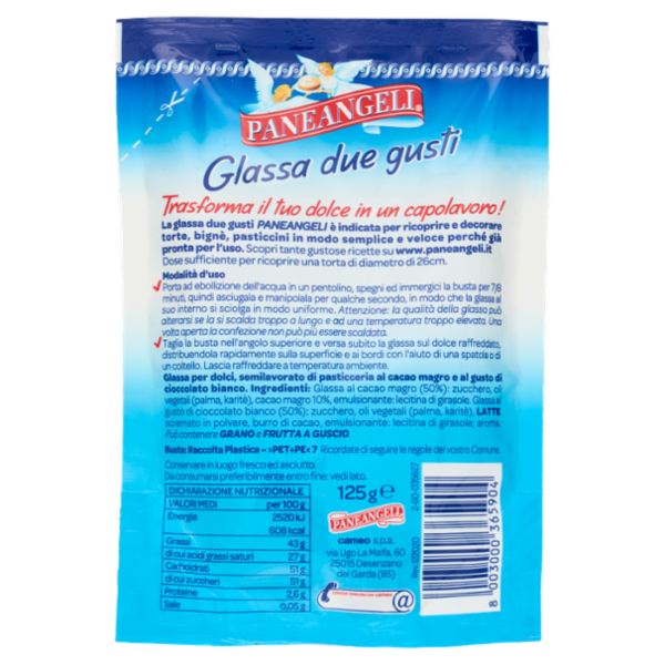 PANEANGELI decora con Glassa due gusti 125 g