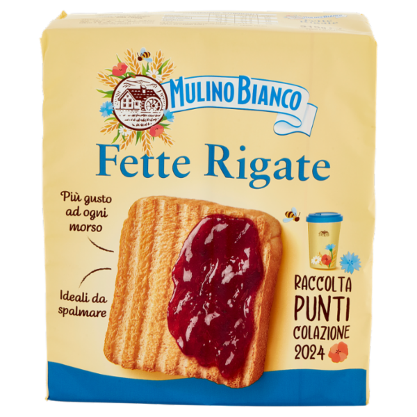 Mulino Bianco Fette Biscottate Rigate 315g
