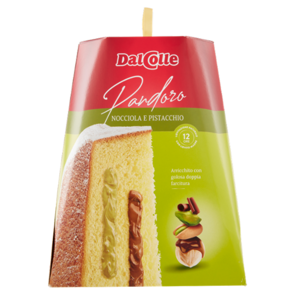 Dal Colle Pandoro Nocciola e Pistacchio 750 g