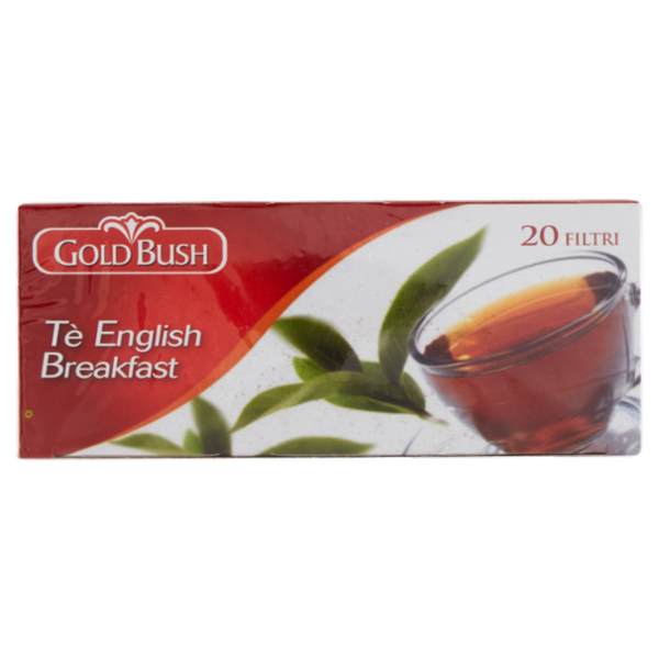 Gold Bush Tè English Breakfast 20 Filtri 30 g