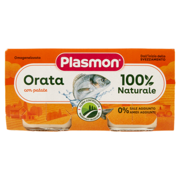 Plasmon Omogeneizzato Orata con patate 2 x 80 g