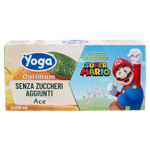 Yoga Optimum Senza Zuccheri Aggiunti* Ace 3 x 200 m