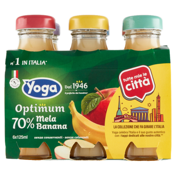Yoga Optimum 70% Mela Banana 6 x 125 ml