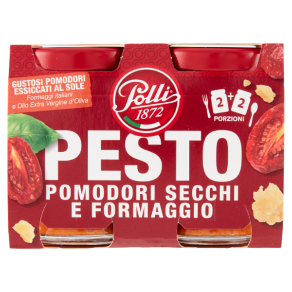 Polli Pesto Pomodori Secchi e Formaggio 2 x 90 g