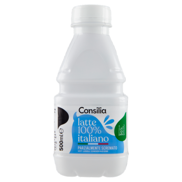 Consilia Latte Uht Parzialmente Scremato 100% Italiano 500 ml