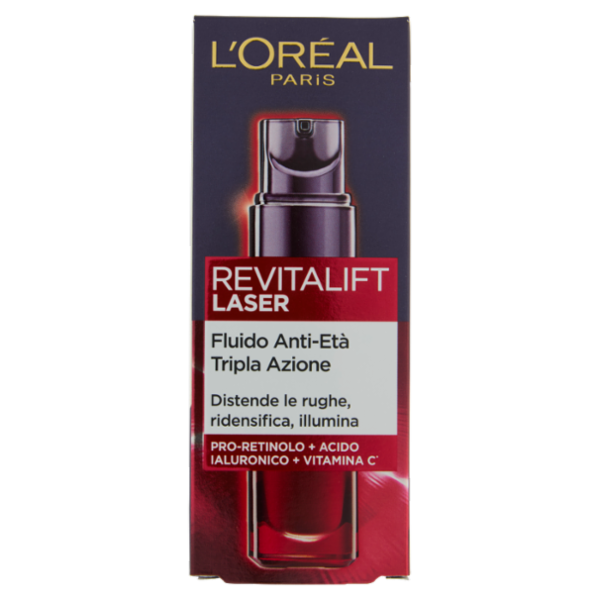 L'Oréal Paris Revitalift Laser Fluido Anti-Età Tripla Azione 30 ml