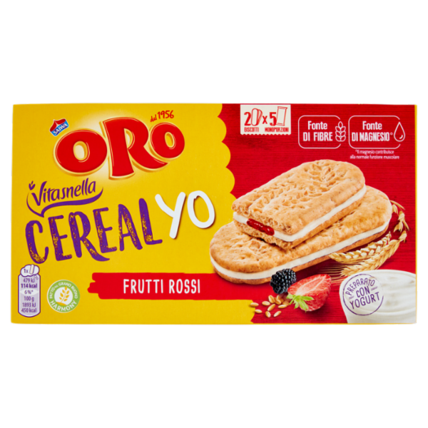Oro Saiwa Vitasnella Cereal Yo Frutti Rossi 253 g