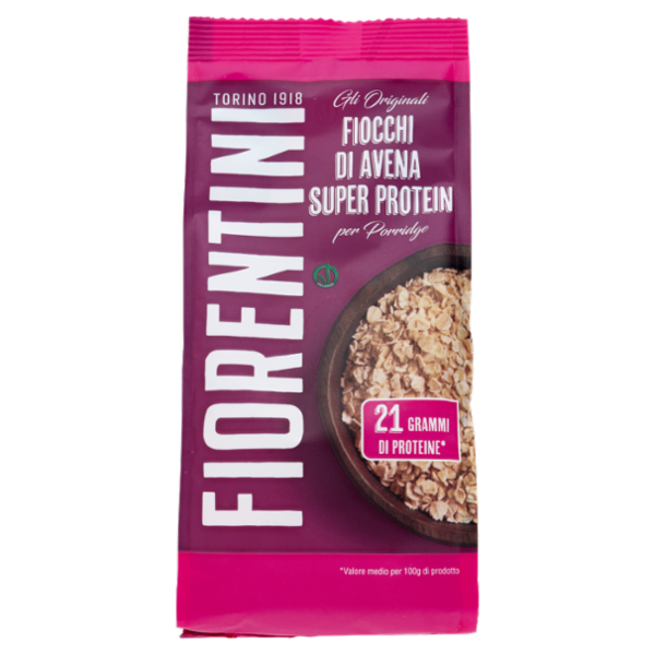 Fiorentini gli Originali Fiocchi di Avena Super Protein per Porridge 350 g