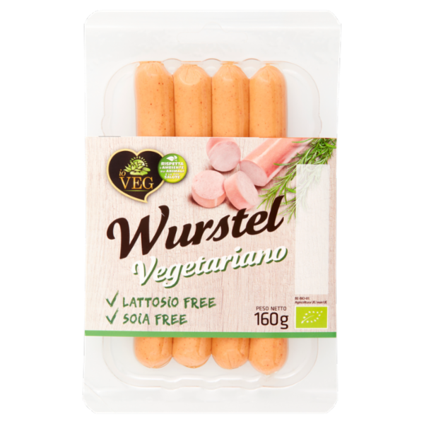io VEG Wurstel Vegetariano 160 g