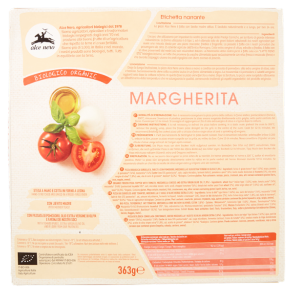 alce nero Margherita 363 g