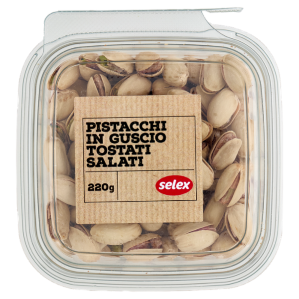 Selex Frutta Secca Pistacchi Tostati e Salati 220 g