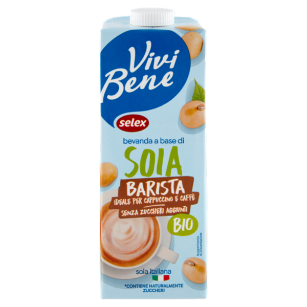 Selex Vivi Bene Bevanda a Base di Soia Barista Biologica 1 L