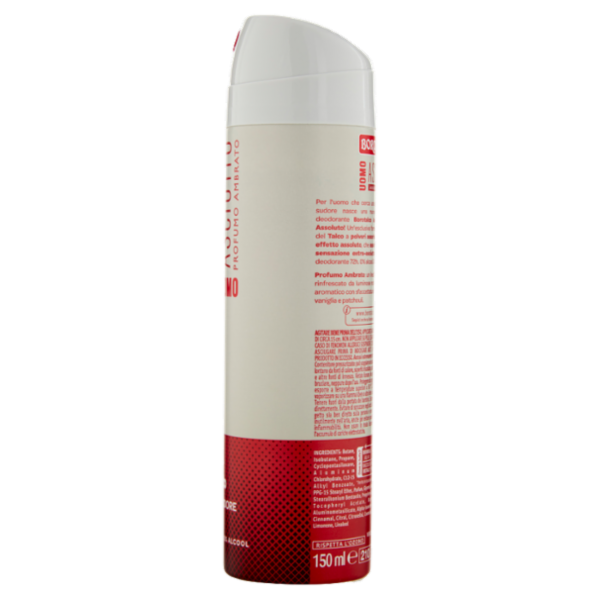Borotalco Uomo Asciutto Profumo Ambrato Deo Spray 150 ml