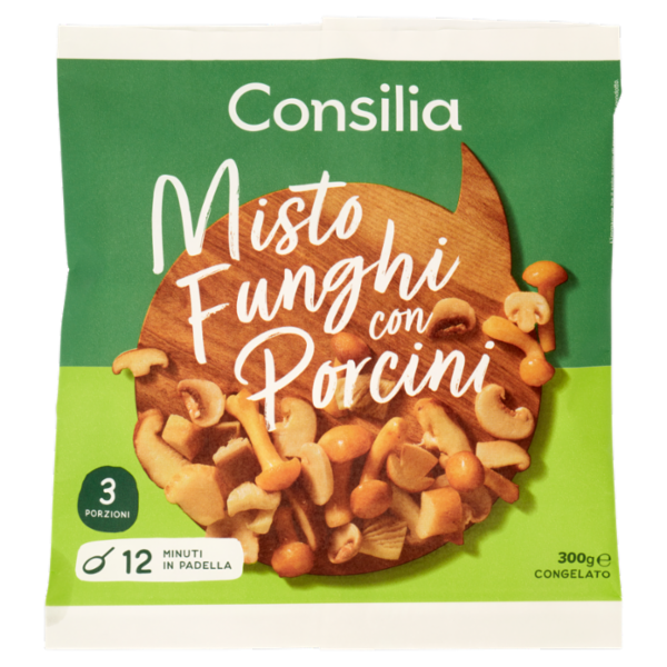 Consilia Misto Funghi con Porcini Congelati 300 g