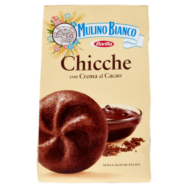 Mulino Bianco Chicche Biscotti con Crema al Cacao 200g