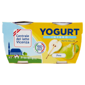 Centrale Del Latte Vicenza Yogurt Intero Frutta Frullata Pera 2 x 125 g