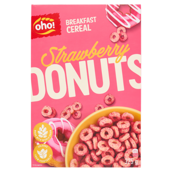 oho! Strawberry Donuts 325 g