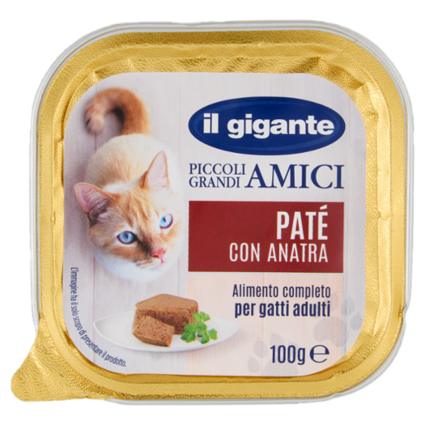 IL GIGANTE Piccoli Grandi Amici Paté con Anatra 100 g