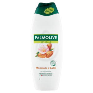 Palmolive Bagnoschiuma Naturals Mandorla e Latte, Idratante 600ml
