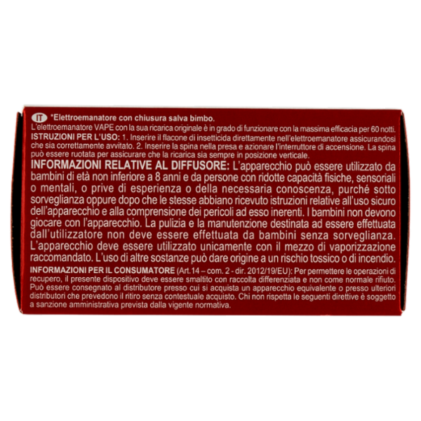 VAPE Elettroemanatore Liquido Classic + Ricarica 36 ml