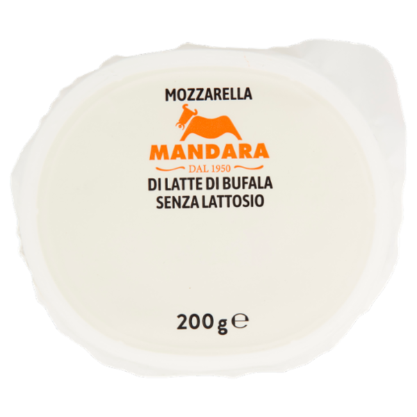 Mandara Mozzarella di Bufala Senza Lattosio 200 g