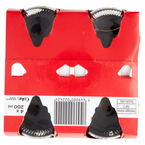 COCA-COLA Original Taste Vetro 4 x 200 ml