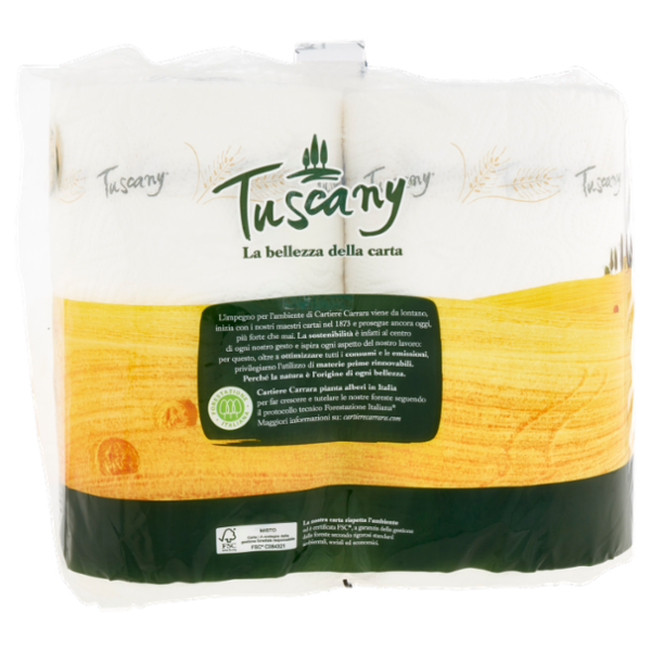 Tuscany asciugatutto maxi rotoli 6 pz