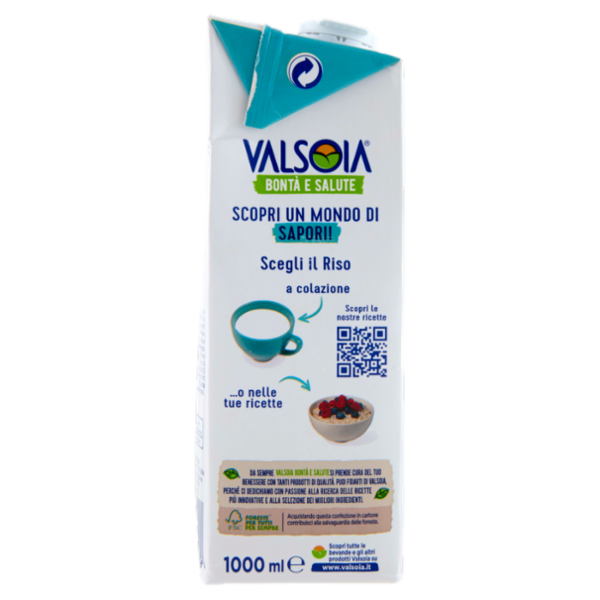 Valsoia Bontà e Salute Riso Drink 1000 ml