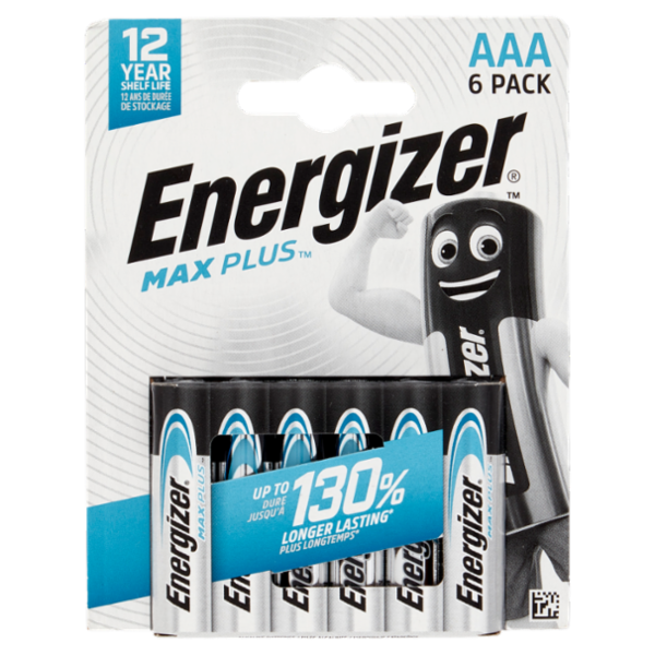 Energizer Max Plus AAA 6 pz