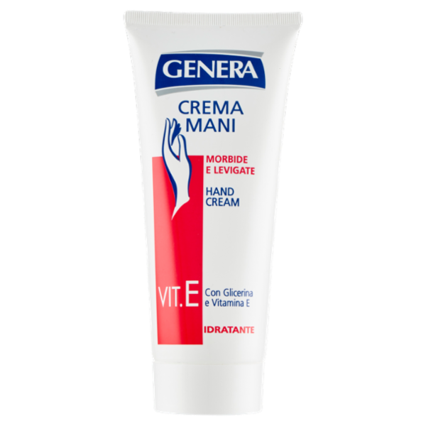 Genera Crema Mani con Glicerina e Vitamina E Idratante 100 ml