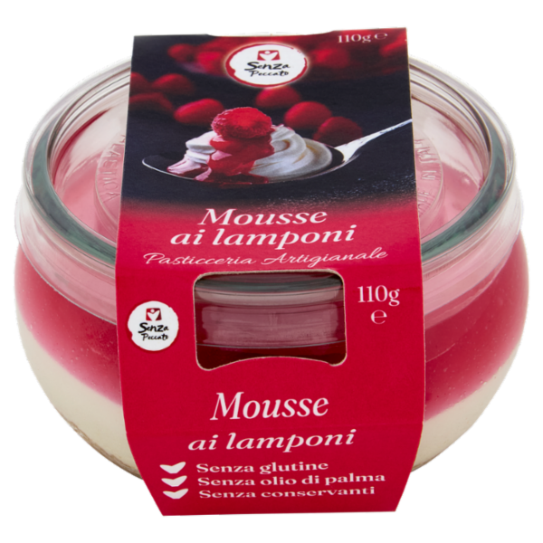 Senza Peccato Mousse ai lamponi 110 g