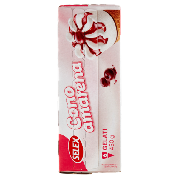 Selex 6 Coni di Gelato Amarena 450 g
